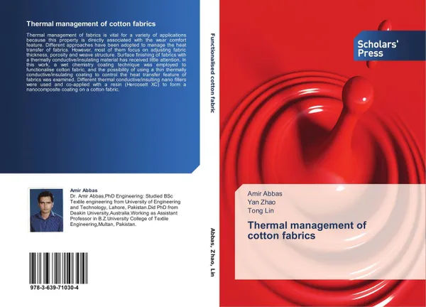 Обложка книги Thermal management of cotton fabrics, Amir Abbas,Yan Zhao and Tong Lin