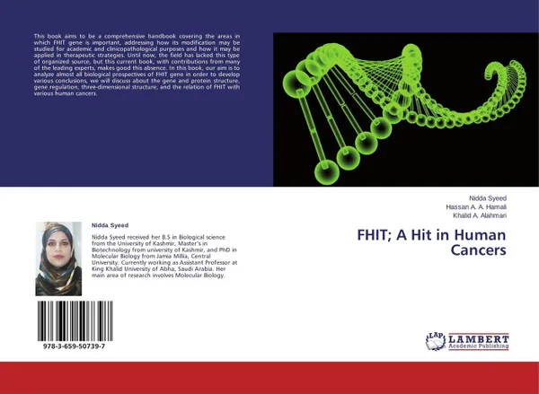 Обложка книги FHIT; A Hit in Human Cancers, Nidda Syeed,Hassan A. A. Hamali and Khalid A. Alahmari