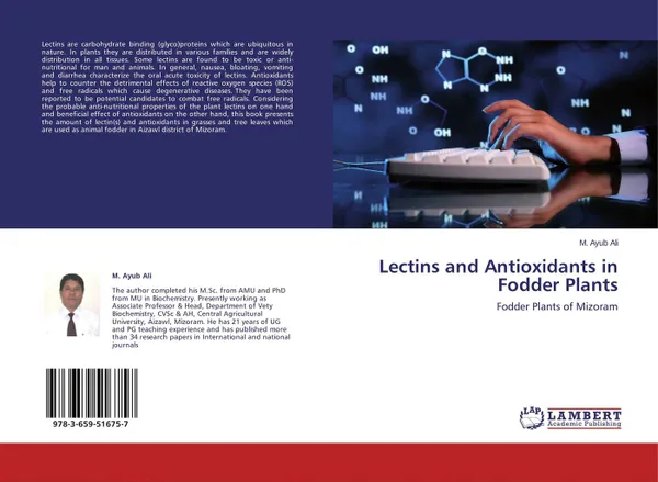 Обложка книги Lectins and Antioxidants in Fodder Plants, M. Ayub Ali