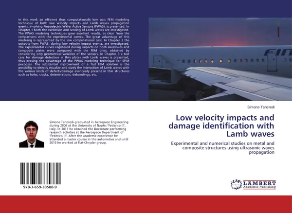 Обложка книги Low velocity impacts and damage identification with Lamb waves, Simone Tancredi