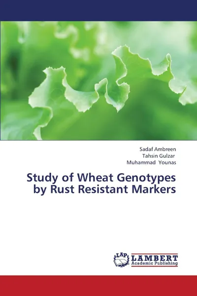 Обложка книги Study of Wheat Genotypes by Rust Resistant Markers, Ambreen Sadaf, Gulzar Tahsin, Younas Muhammad