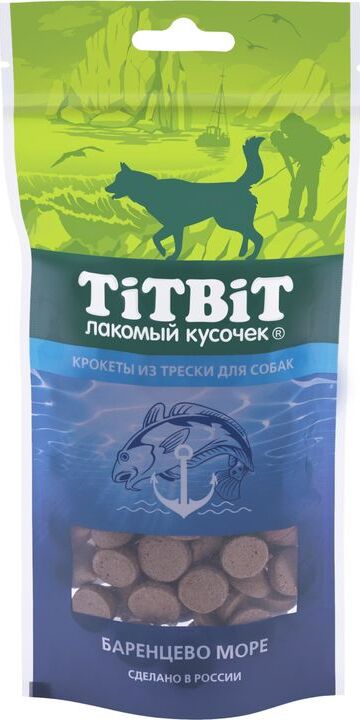 фото Лакомство Titbit Крокеты из трески, для собак, 75 г