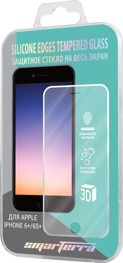 фото Защитное стекло Smarterra Full Cover Glass SE для iPhone 6Plus на весь экран