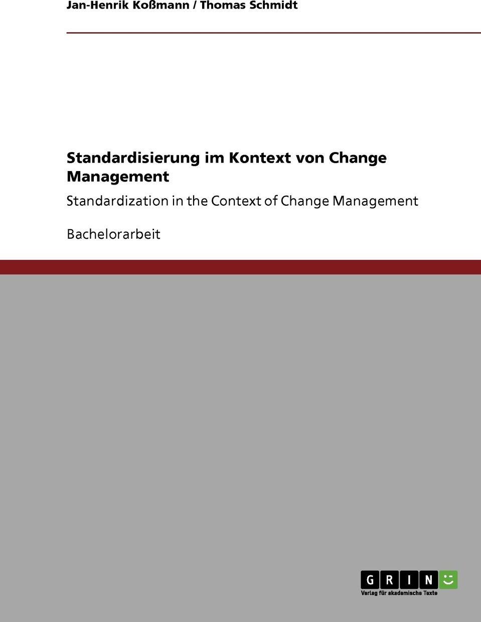 фото Standardisierung im Kontext von Change Management