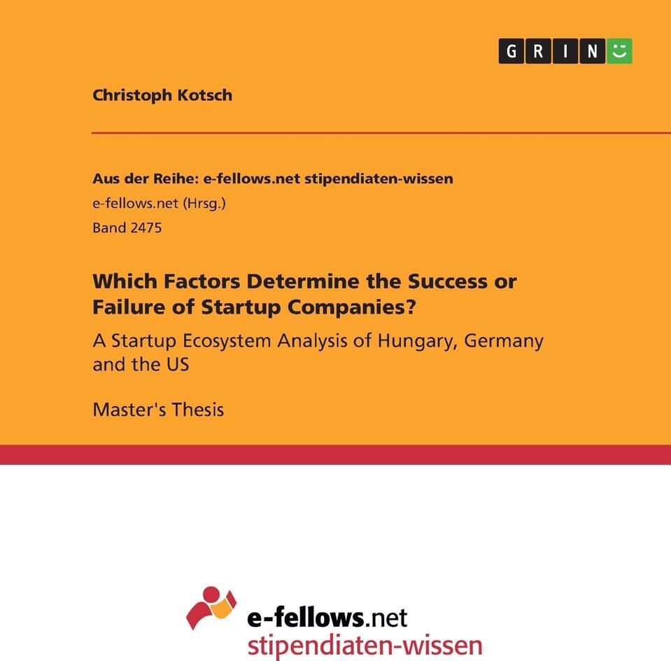 фото Which Factors Determine the Success or Failure of Startup Companies?