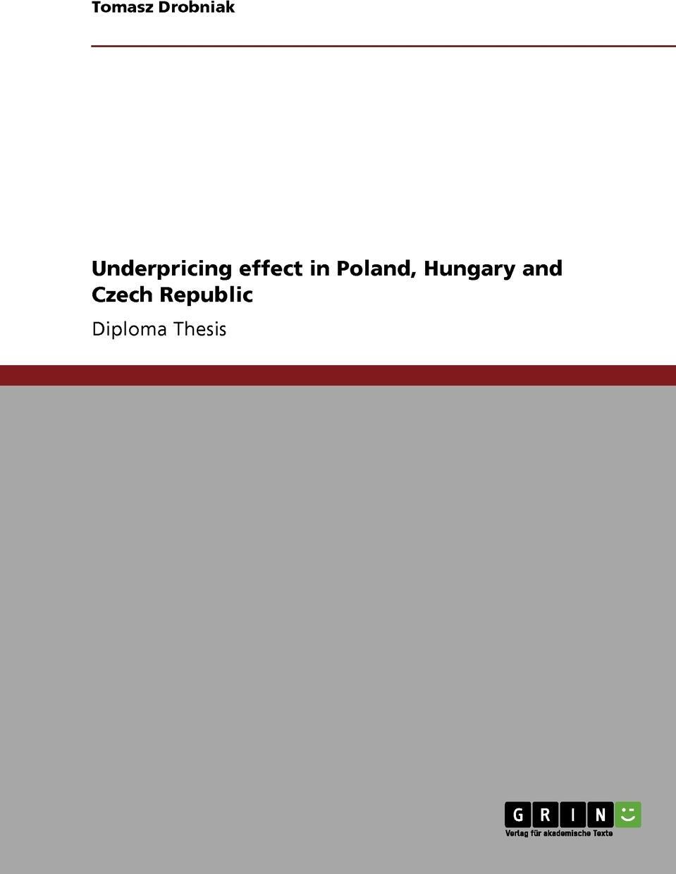 фото Underpricing effect in Poland, Hungary and Czech Republic