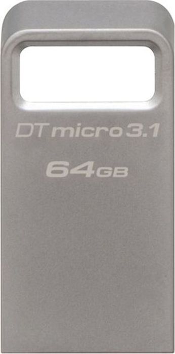 фото Флеш Диск Kingston 64Gb DataTraveler Micro C3 <DTMC3/64GB>, USB 3.1