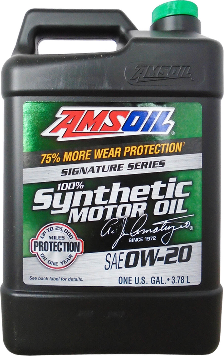 фото Моторное масло AMSOIL Signature Series Synthetic Motor Oil SAE 0W-20 (3,78л)