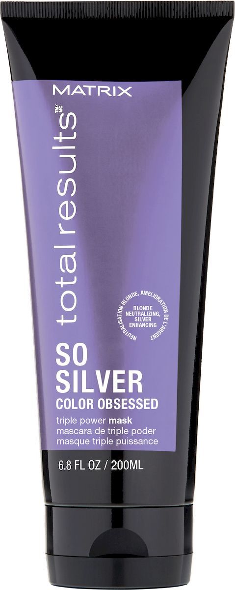 Matrix Маска для волос Total Results So Silver, тройного действия, для ...