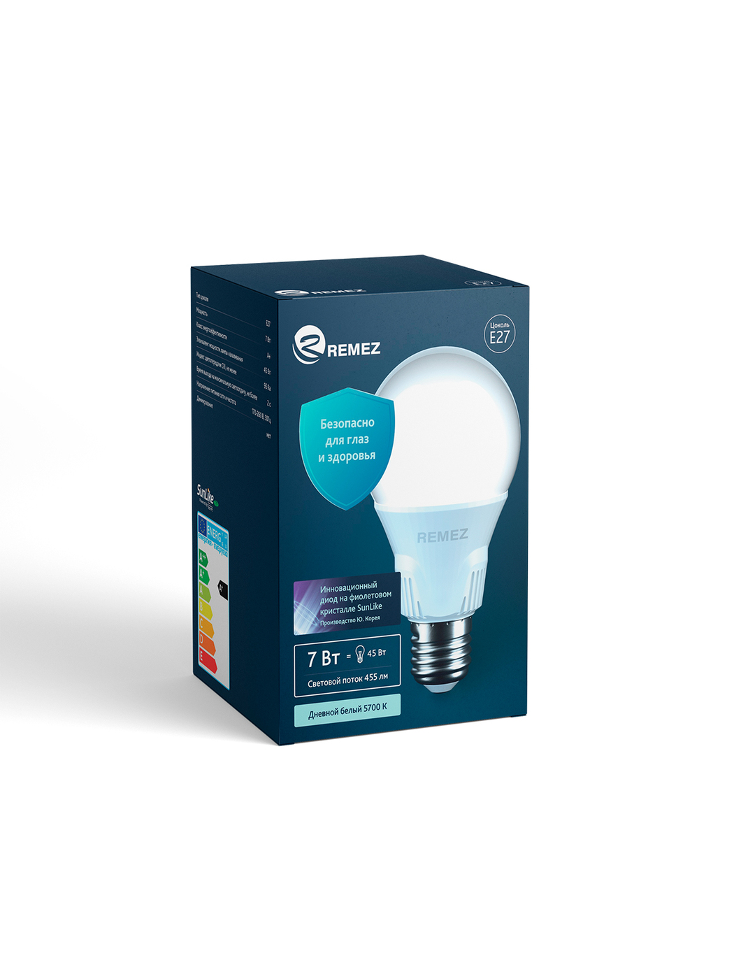 Лампа led Bulb 7w e27 3000k