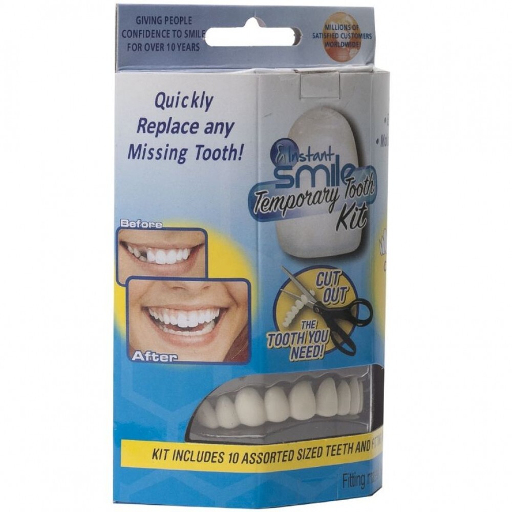 Зубные виниры комплект temporary tooth smile — купить в интернет ...
