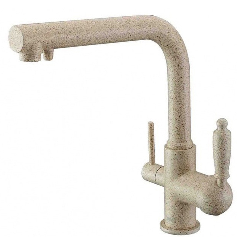 Смеситель для кухни под фильтр ZorG Sanitary ZR 313 YF-33 ПЕСОЧНЫЙ ...