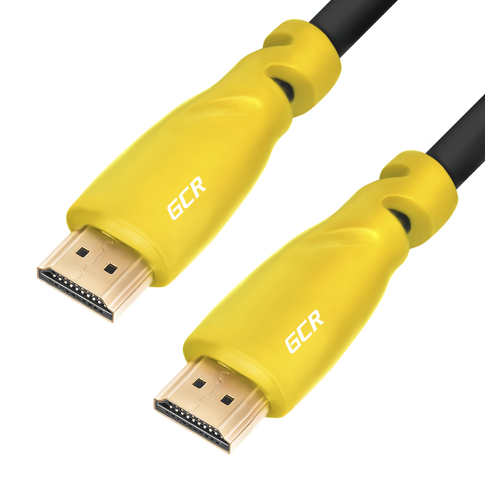 Кабель HDMI 1 м, GCR HM300, желтый - купить по низкой цене в интернет ...