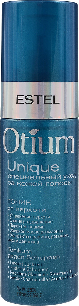 Estel otium unique отзывы. Otium unique тоник пилинг от перхоти. Estel Otium unique, тоник-пилинг от перхоти, 100 мл. Estel unique тоник от перхоти 100мл..