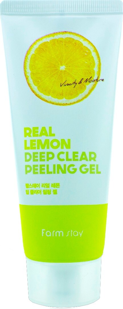 Farmstay пилинг гель с лимоном real Lemon Deep Clear peeling Gel 100 мл. Пилинг с экстрактом лимона real Lemon Deep Clear peeling Gel 100 мл.. Farmstay real Lemon Deep Clear peeling Gel 100ml - пилинг-гель с экстрактом лимона 100мл. Инструкция применения real Lemon Deep Clear peeling Gel.