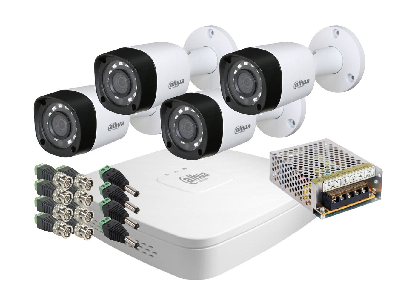 Камеры видеонаблюдения без проводов купить. Dahua комплекты видеонаблюдения IP. Видеонаблюдение IP комплект Dahua 4 камеры. DH-xvr5104c-x1. Камера видеонаблюдения Dahua DH-Hac-hfw1220rp-0360b.
