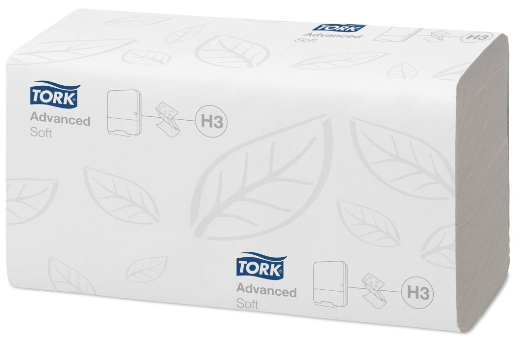 Tork Advanced полотенца сложение ZZ,200лист., 23Х23 см, 2 слойные ...