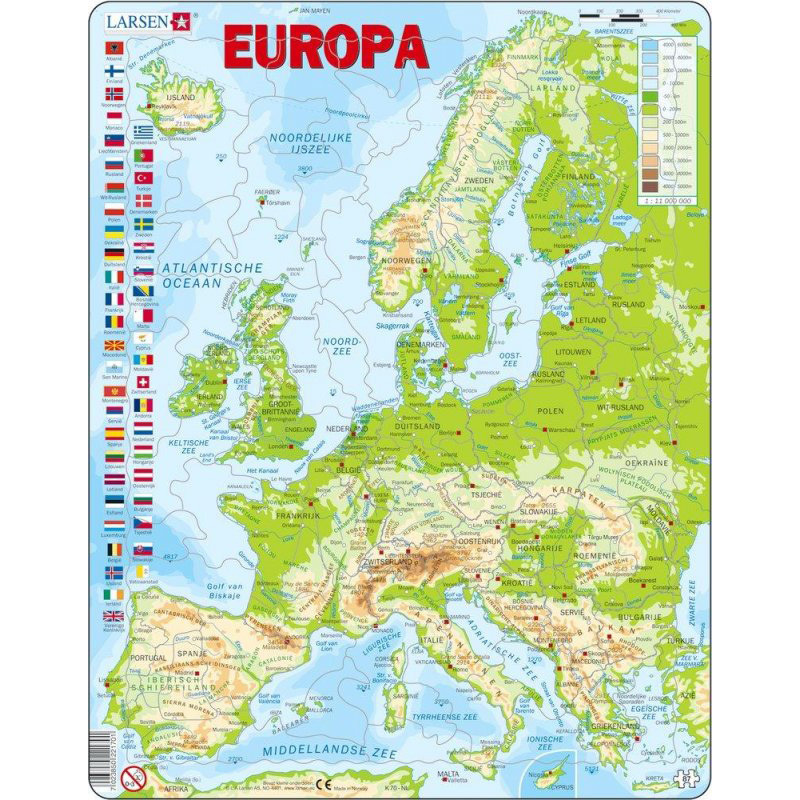 Карта европы для детей