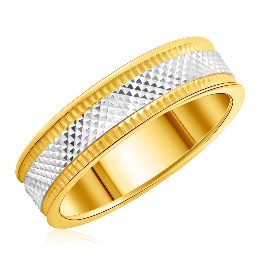 Обручальные кольца из желтого золота фото