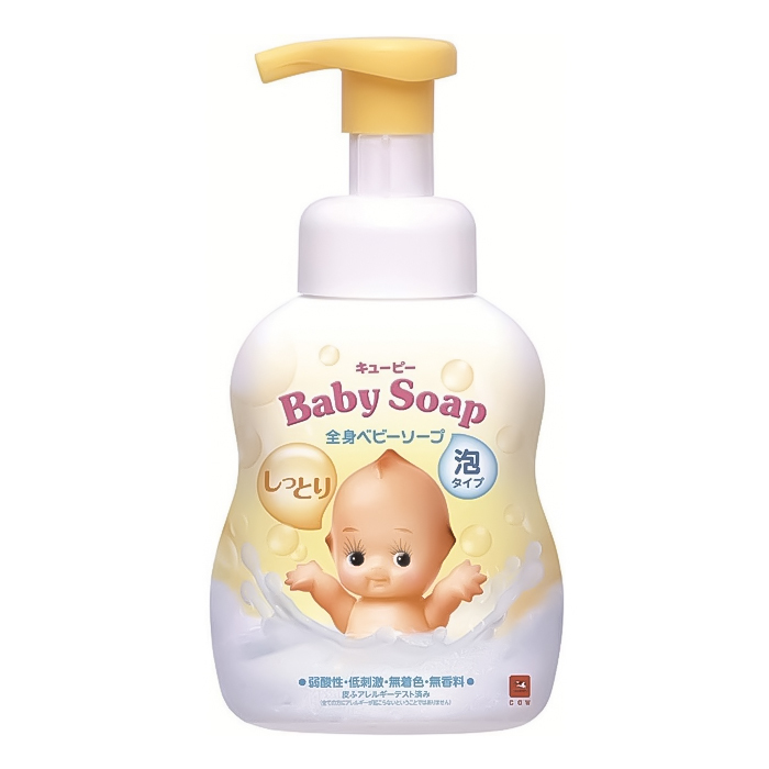 Cow Brand Soap Kyoshinsha Co., Ltd Детская увлажняющая крем-пенка для волос и тела "Kewpie"