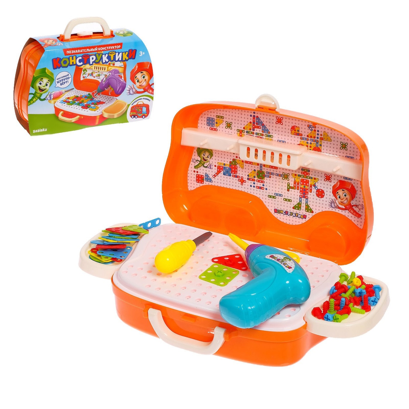 Конструктор познавательный ZABIAKA "Конструктики" — купить в интернет ...