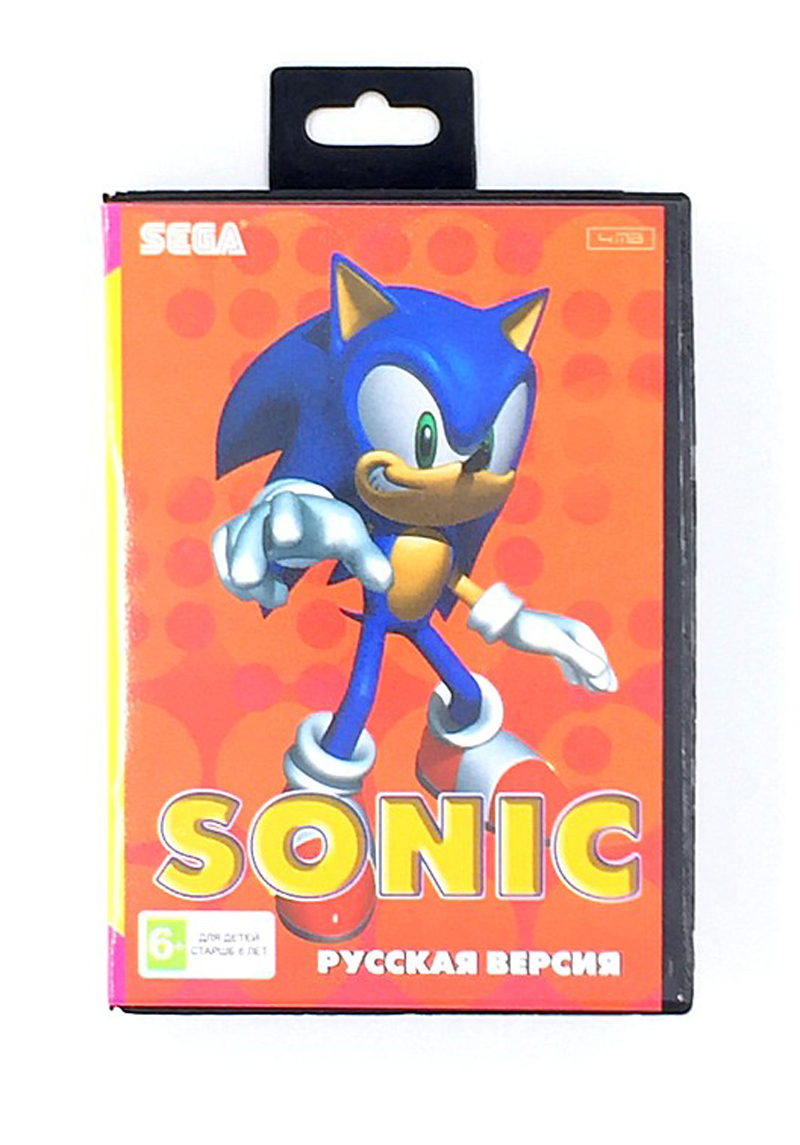 Картридж Игра Sega Sonic - купить по выгодной цене в интернет-магазине OZON  (226248215)