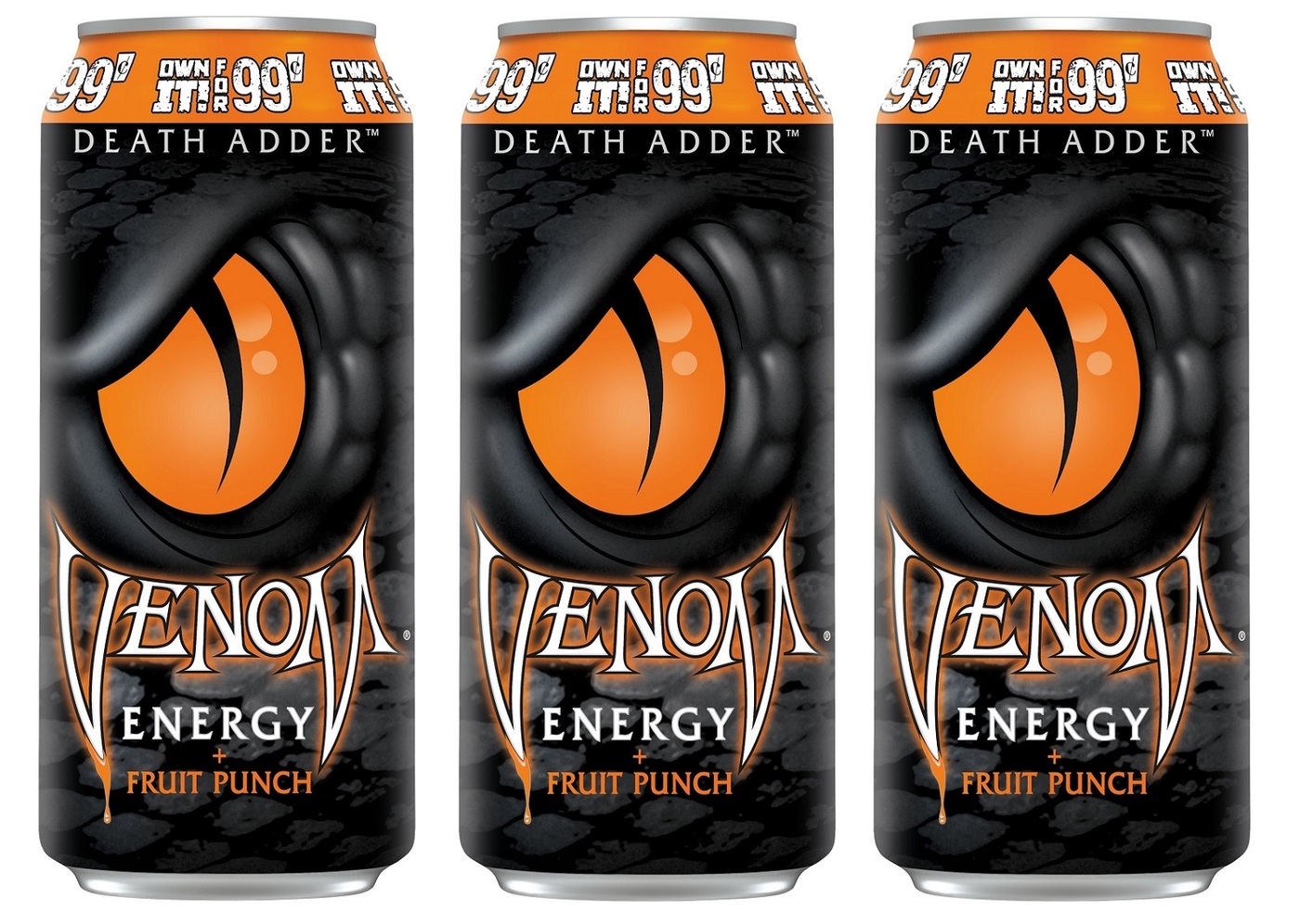 Энергетический напиток Venom Monster Energy Drink Death Adder Fruit