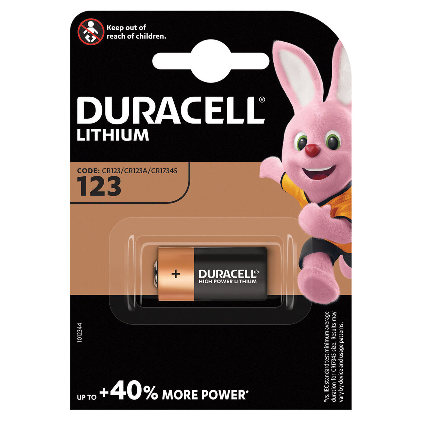 Duracell CR123A Lithium 3V 1 OZON 227101475