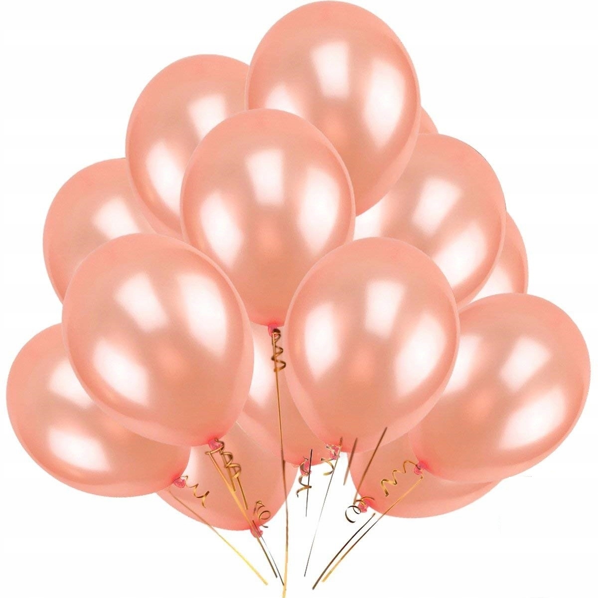 Набор воздушных шаров "Перламутр Розовое золото" 12"/30 см -...
