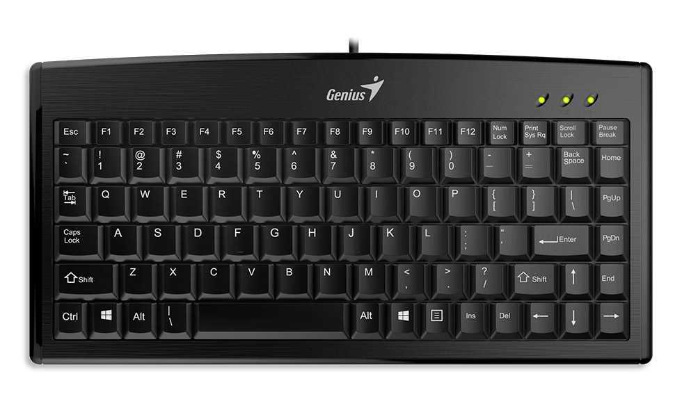 Как выглядит 100 клавиатура Мембранная клавиатура Genius LM-100 LuxeMate 100, USB, Black купить по низкой це