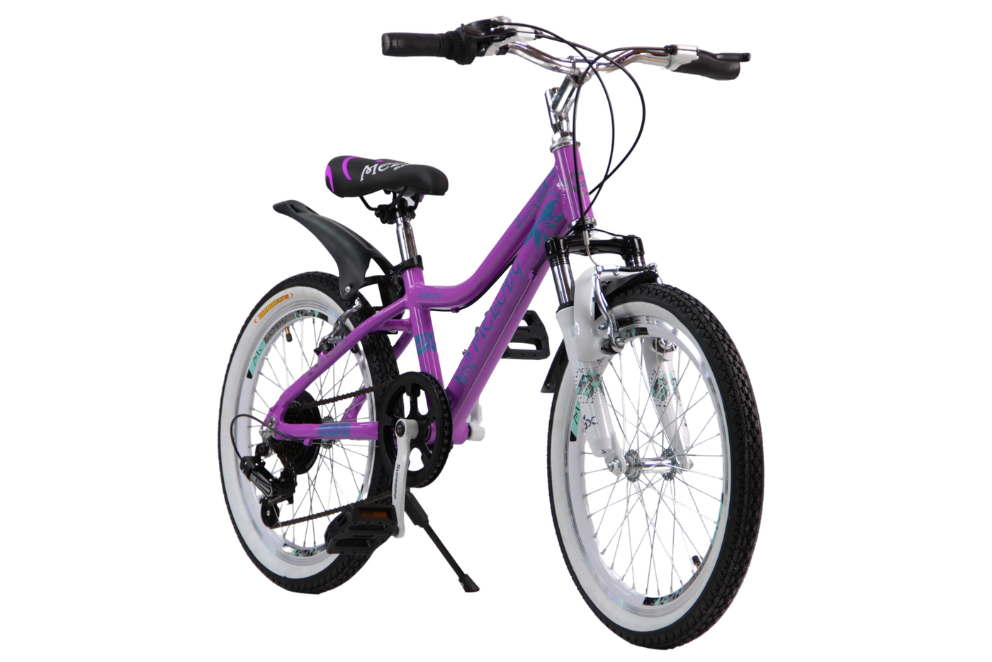 Велосипед скоростной 20 "Melody" фиолетовый, 6 скор.(Shimano), алюм ...