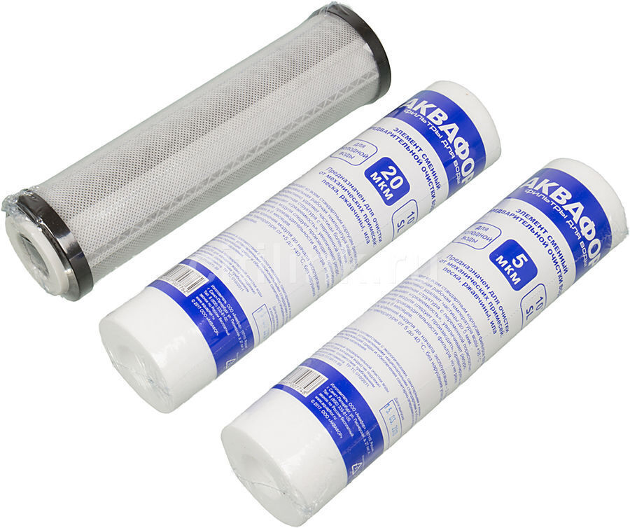 Комплект сменных модулей для Аквафор Осмо Классика (без мембраны ...