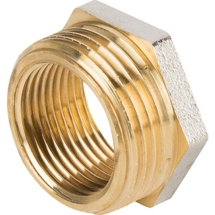 Футорка Equation, наружная-внутренняя резьба, 1x3/4\", никелированная ...