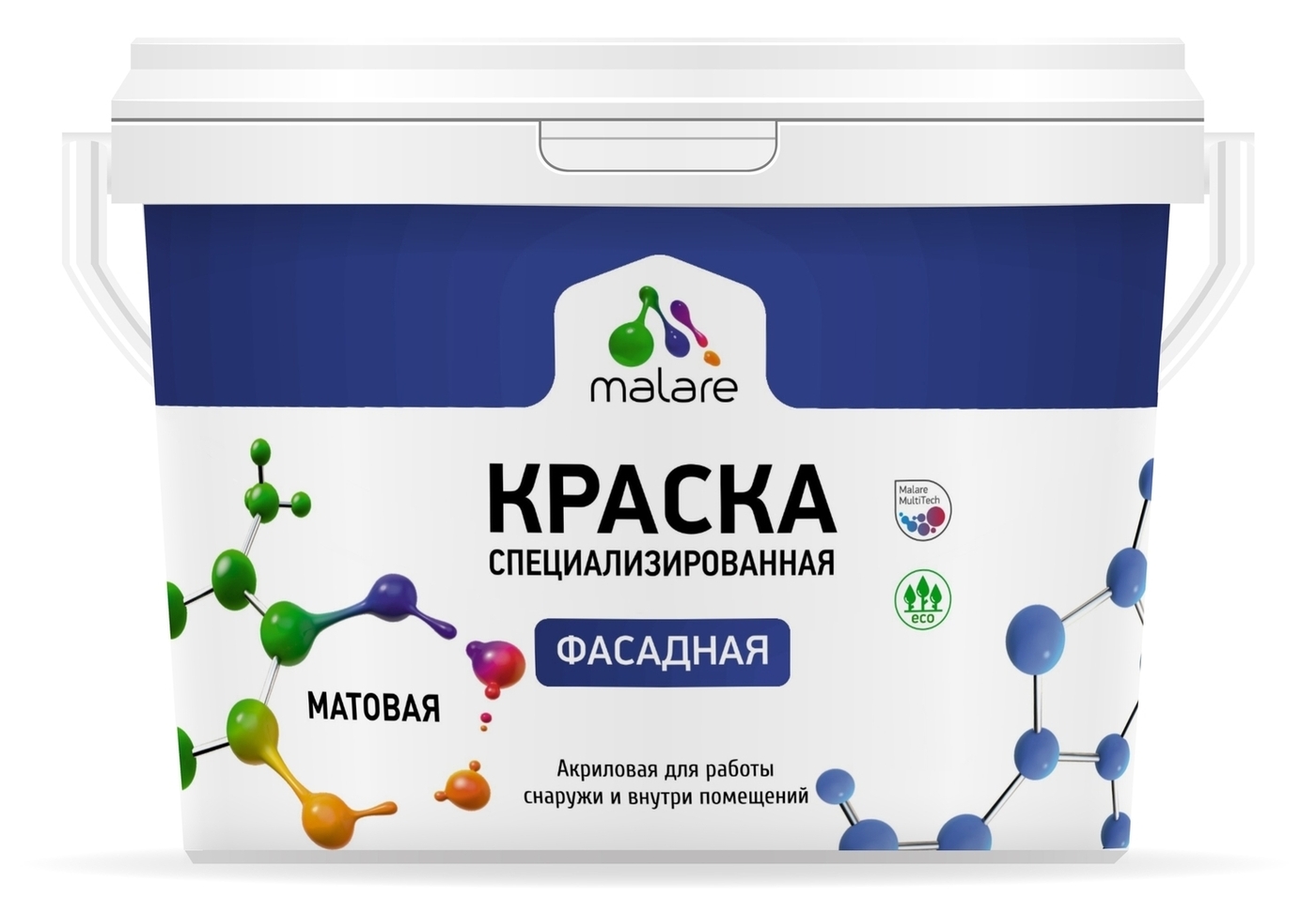 Цветовая гамма фасадной краски маларе