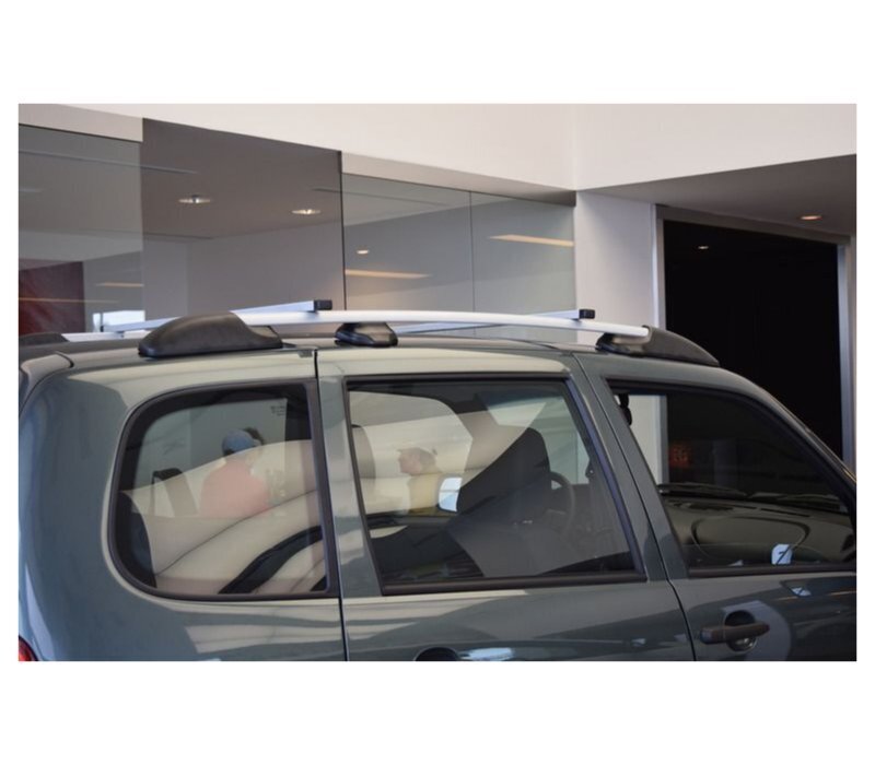 Рейлинги в комплекте с поперечинами на Chevrolet Niva 2123 (цвет ...