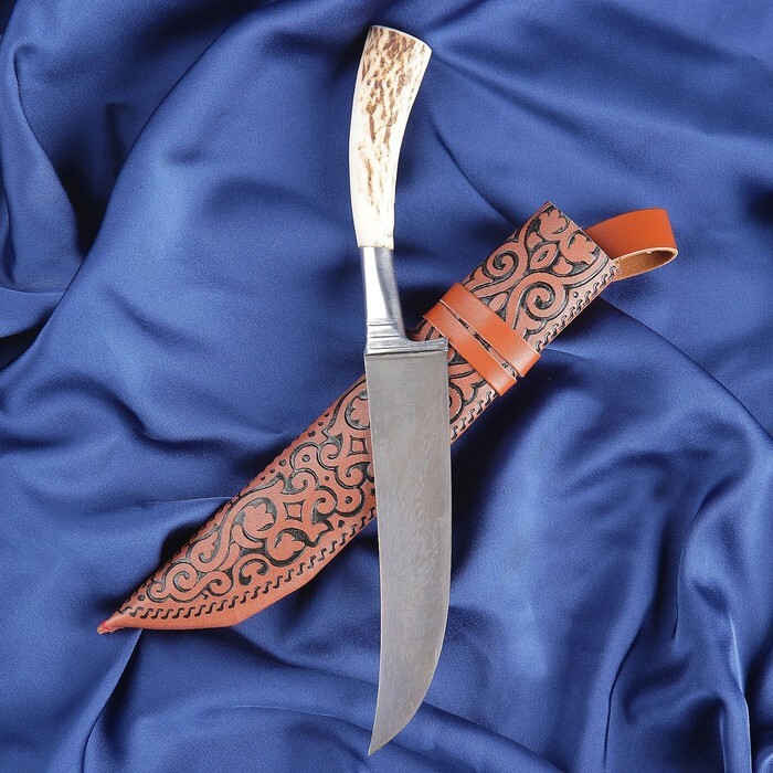 Пчак Шархон, рукоять из рога косули, гарда из олова - купить по ...