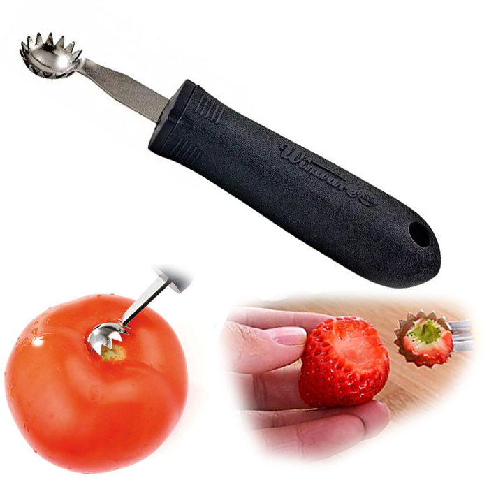 Нож для томатов. Удалитель сердцевины у томатов. Нож для сердцевины. Нож для вырезания сердцевины.