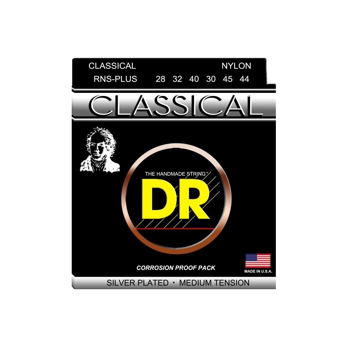 Струны dr. 28-44 Dr NSA nylon Classical. Струны лежат. Струны Dr ZAE-13.