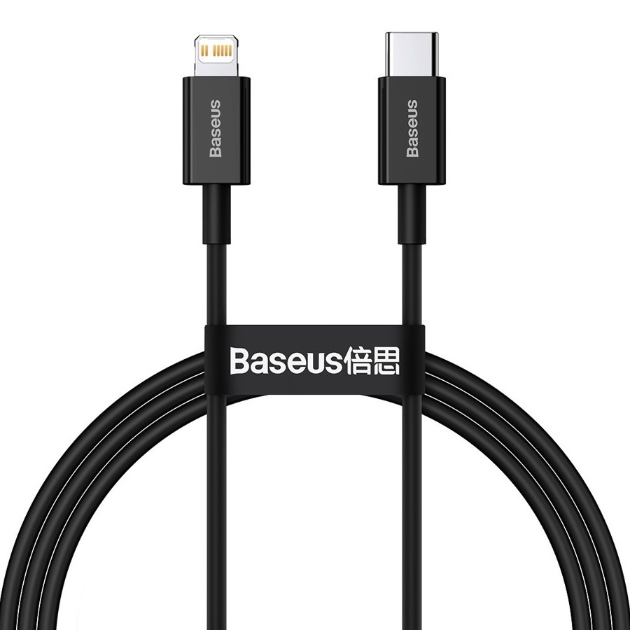 Характеристики Кабель для айфона с Type C / Baseus / 1 м черный / 20W ...