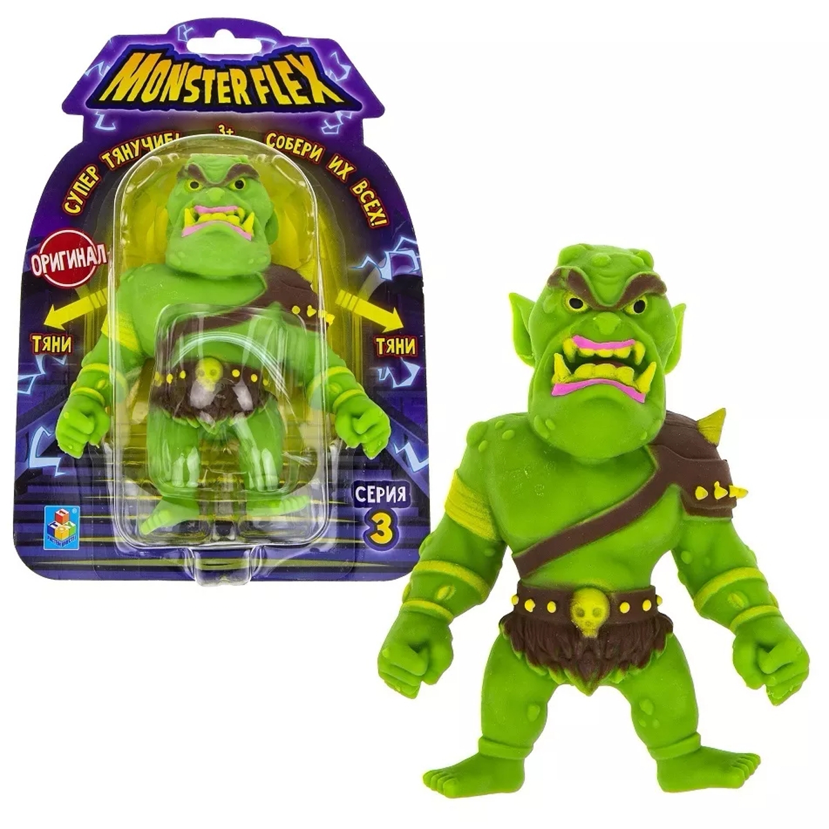 1TOY Антистрессовая игрушка Monster Flex 3-я серия "Людоед", Монстр ...