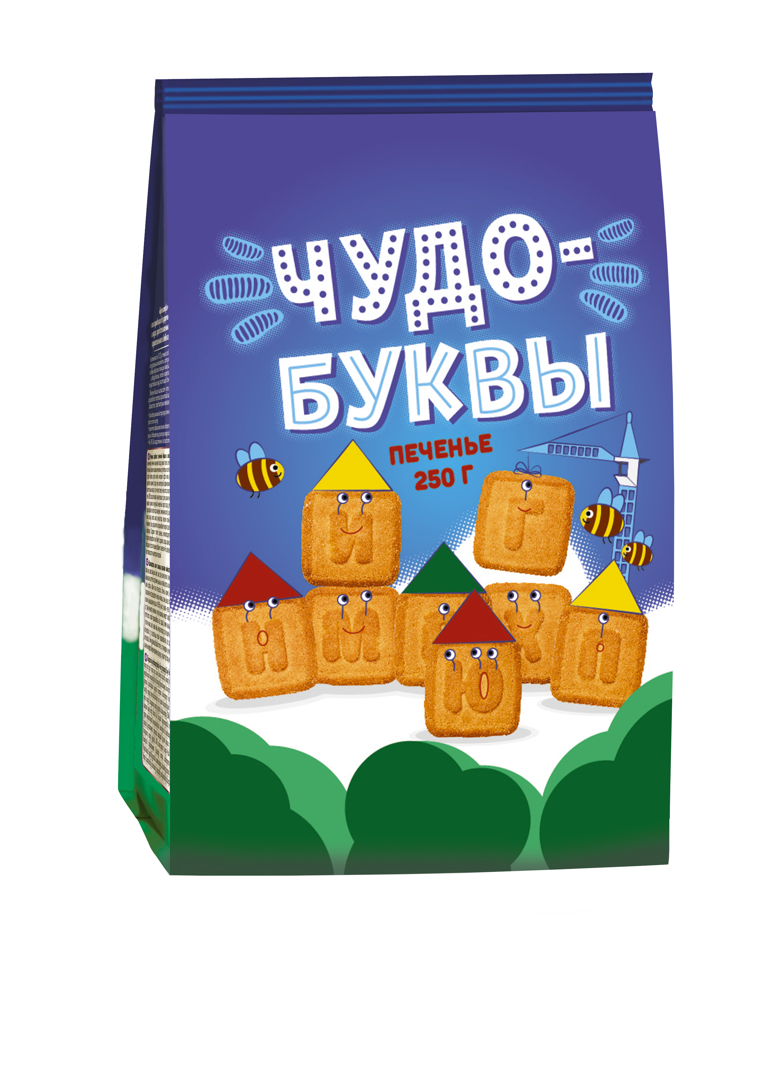 Печенье "Чудо-буквы" Брянконфи (комплект 7 штук по 250г) — купить в ...