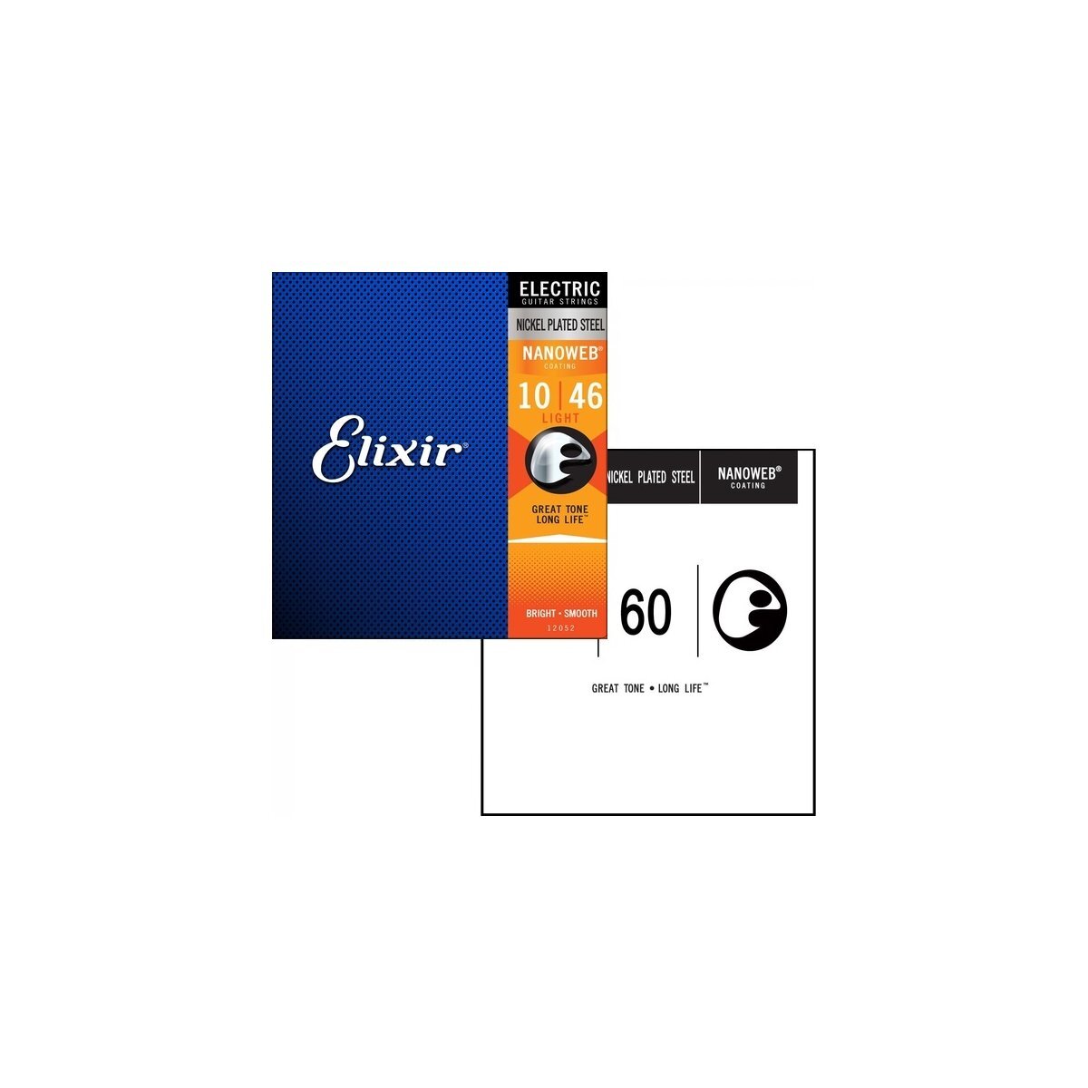 Elixir 12052 струны для электрогитары anti rust nanoweb light фото 56