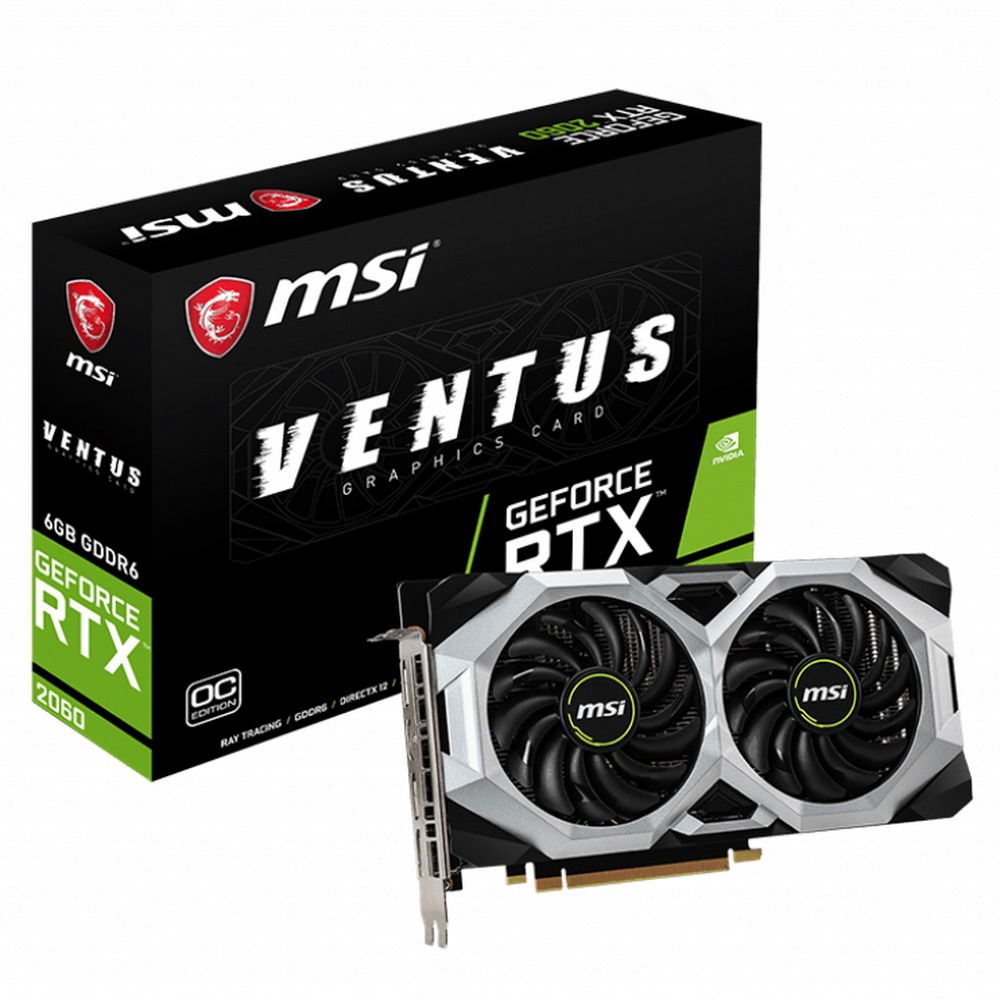Видеокарта MSI GeForce RTX 2060, 6 ГБ GDDR6 - купить по низким ценам в ...