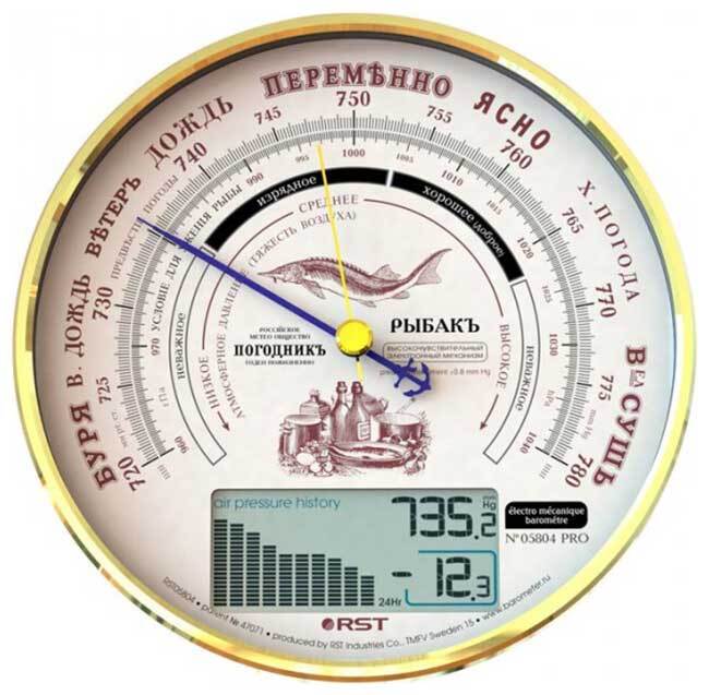 Барометр RST 05 804 Рыбак