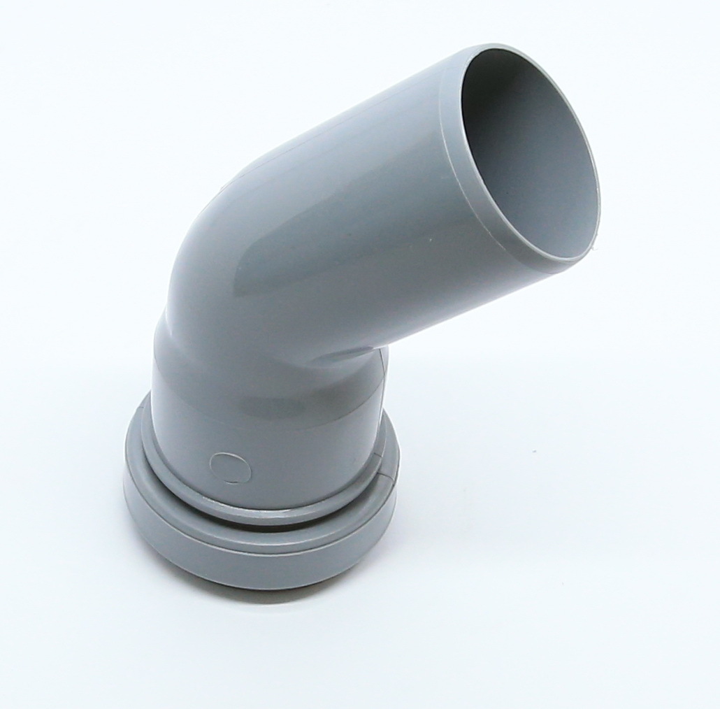 Отвод полипропиленовый 40 мм * 45 градусов Flextron — купить в интернет ...