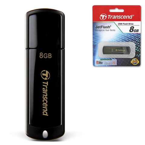 ФлешДискTranscend8GbJetflash350TS8GJF350USB2.0черный