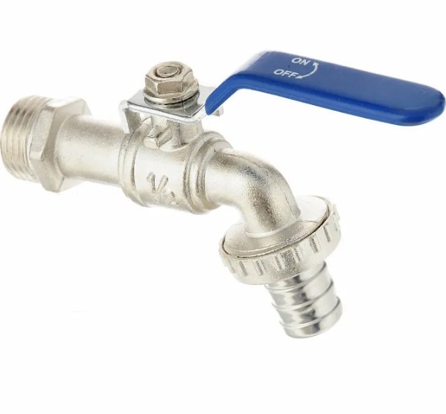 Кран с носиком 3/4\" никель RM - купить по низкой цене в интернет ...