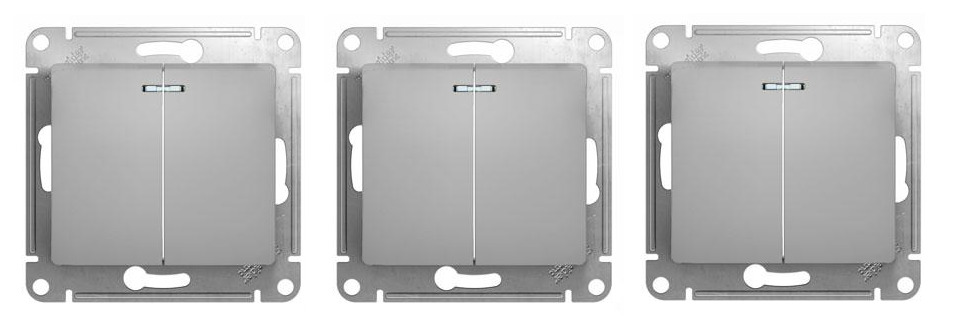 Выключатель quick lex1834516sp двухклавишный открытой установки 10а 250в schneider electric