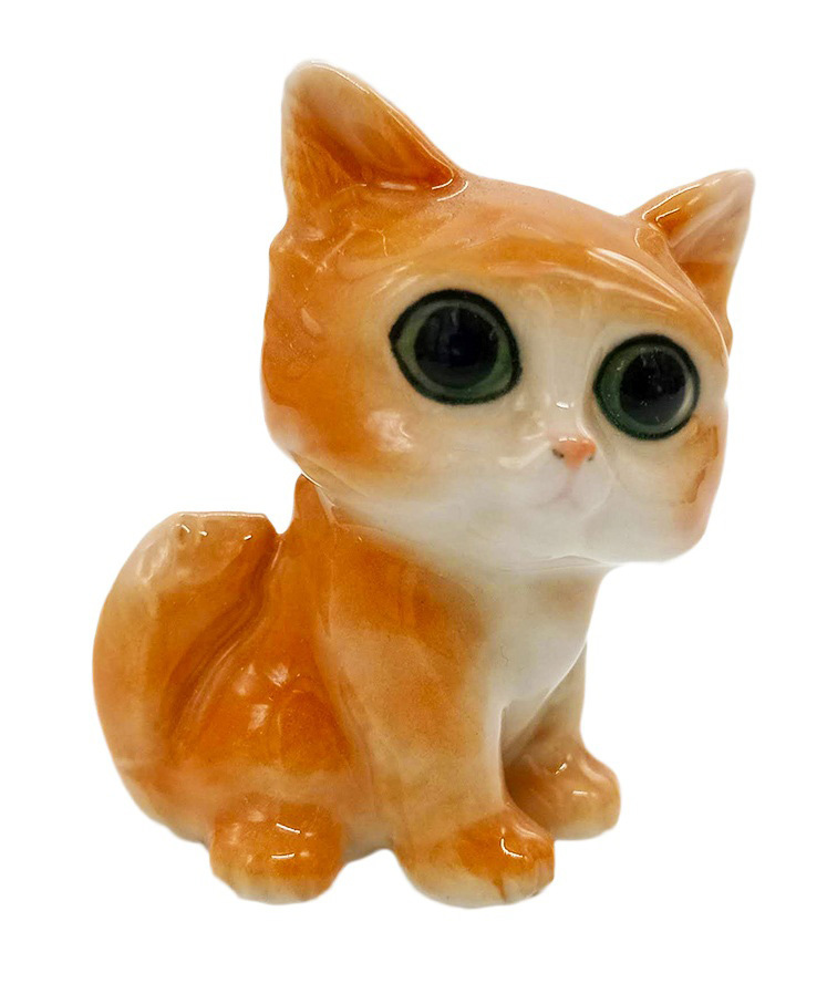 Фигурка "котёнок". Статуэтки для интерьера кошек. Фигурка "котёнок". Кошка шляйх 2022. Фигурка «кошка».