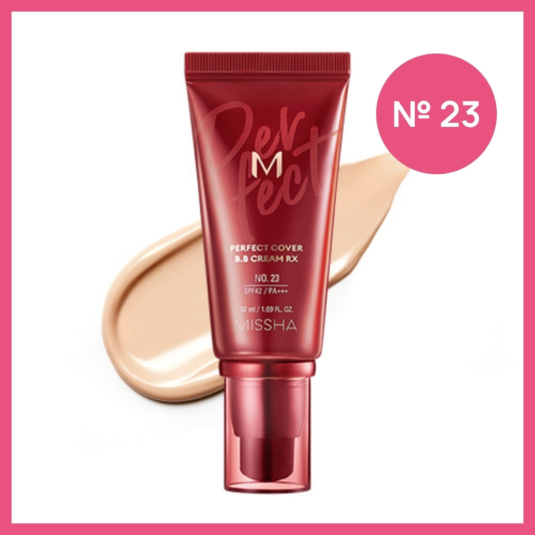 BB крем для лица обновленный MISSHA M Perfect Cover BB Cream Rx SPF42 ...
